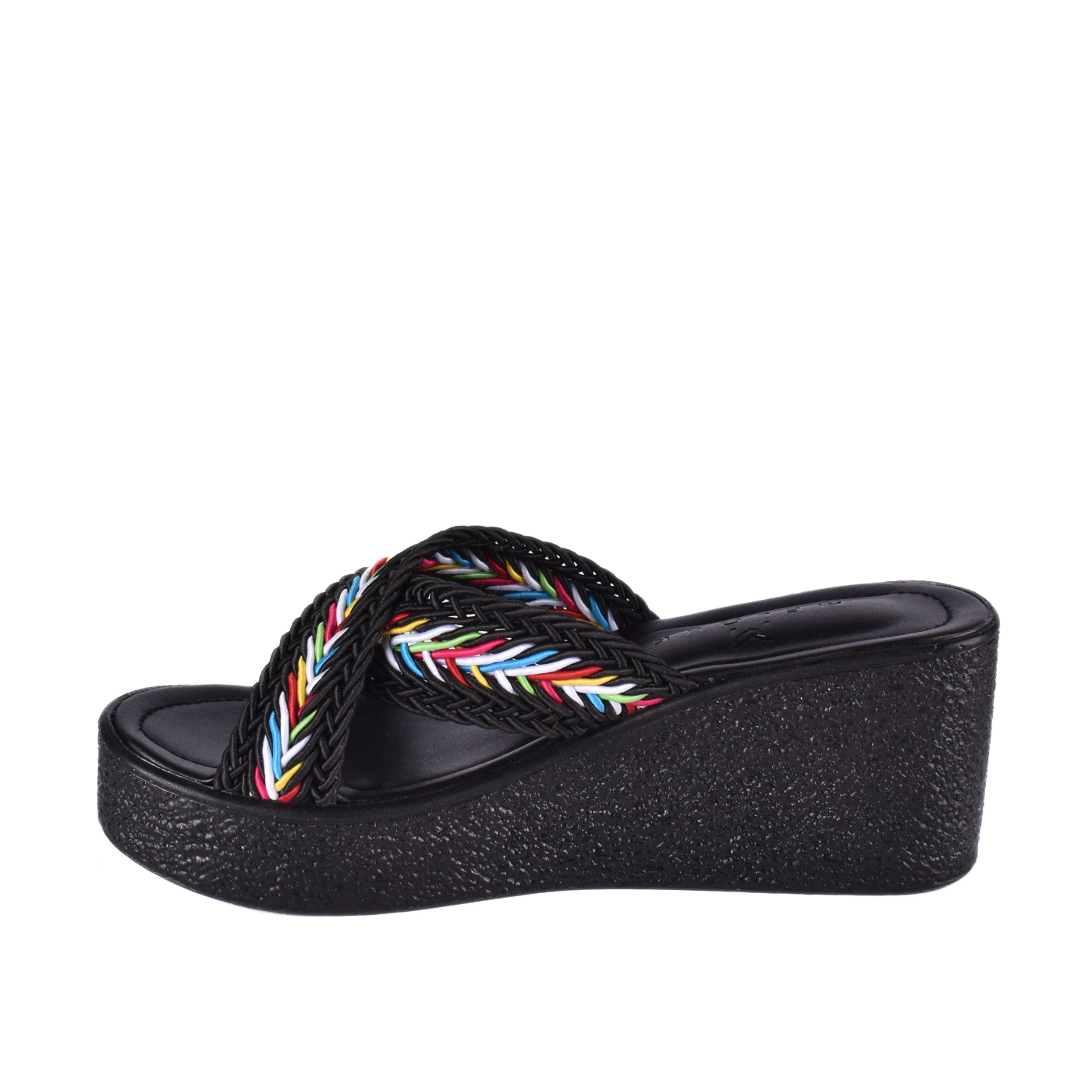 Strap Platform Slipper With Details Melouk