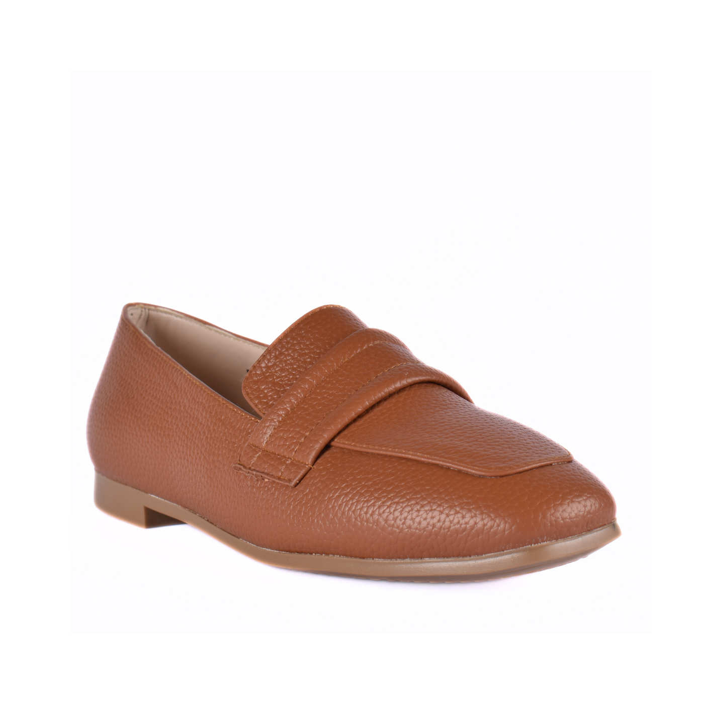 Leather Loafers Flats Havana Melouk