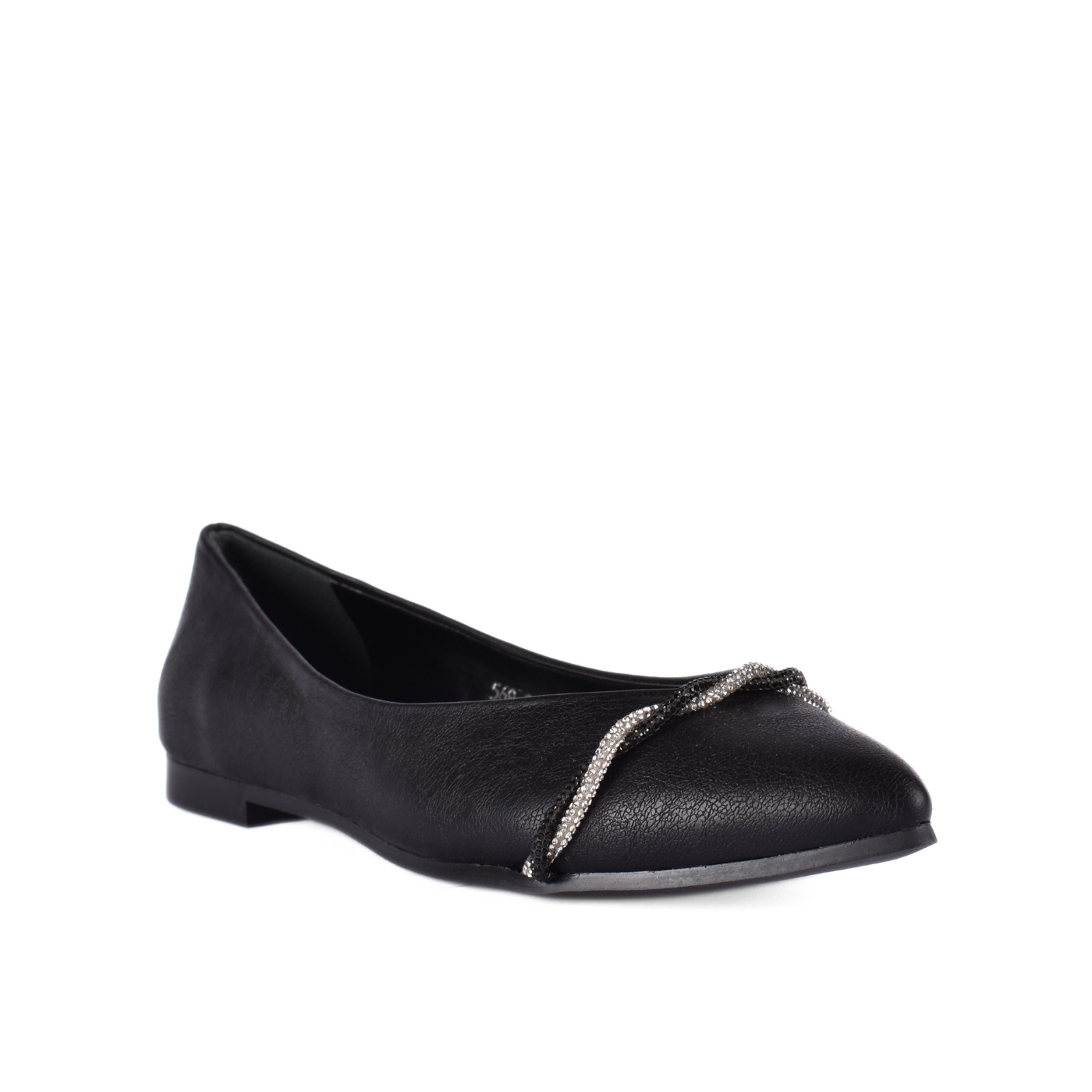 Casual Slip On Ballet Flats Black Melouk