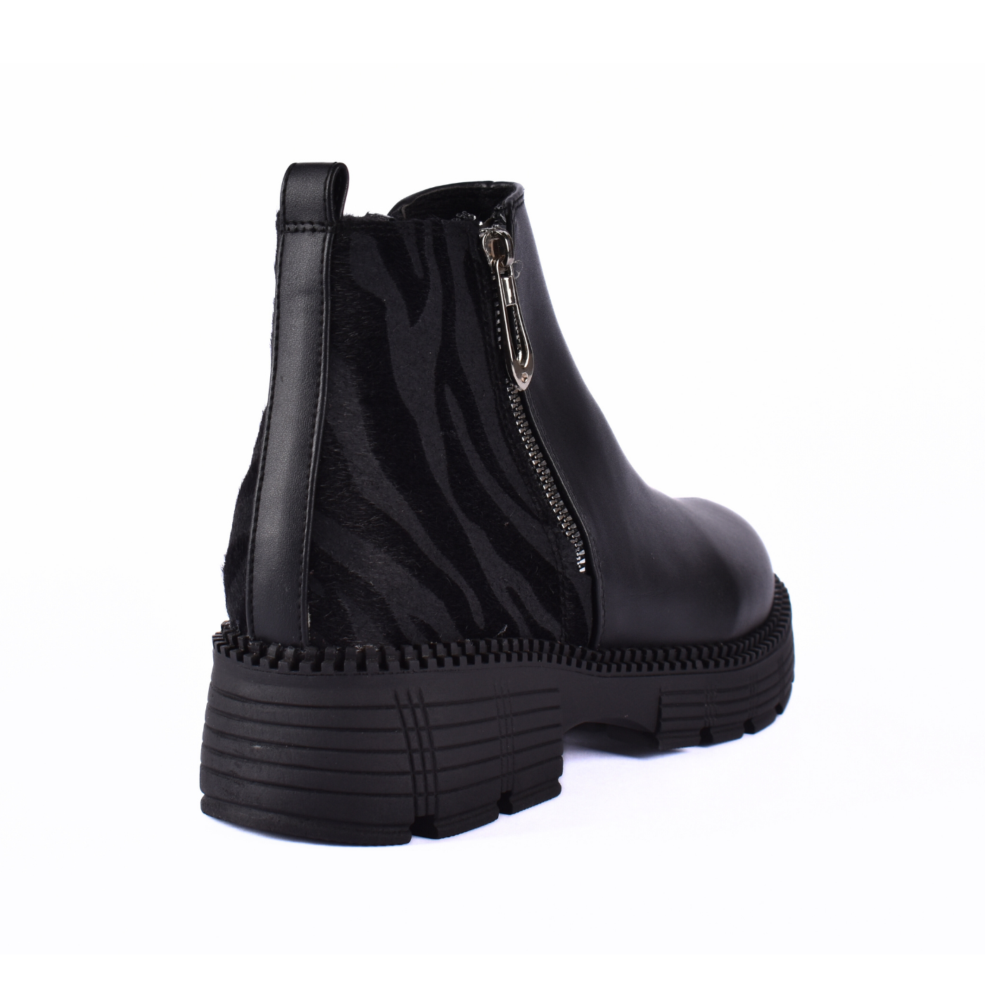 Printed Ankle Boots With Zipper Melouk