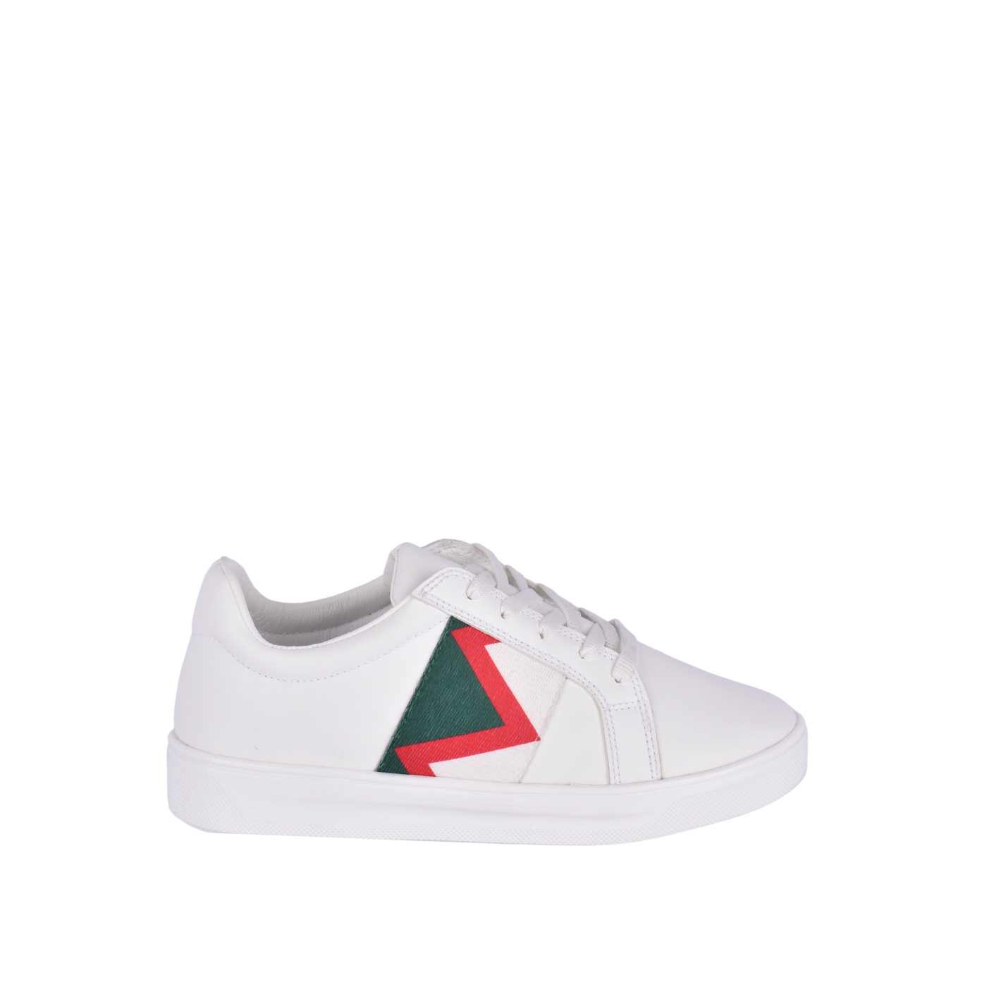 Fashionable Sneaker With Trims Red Melouk