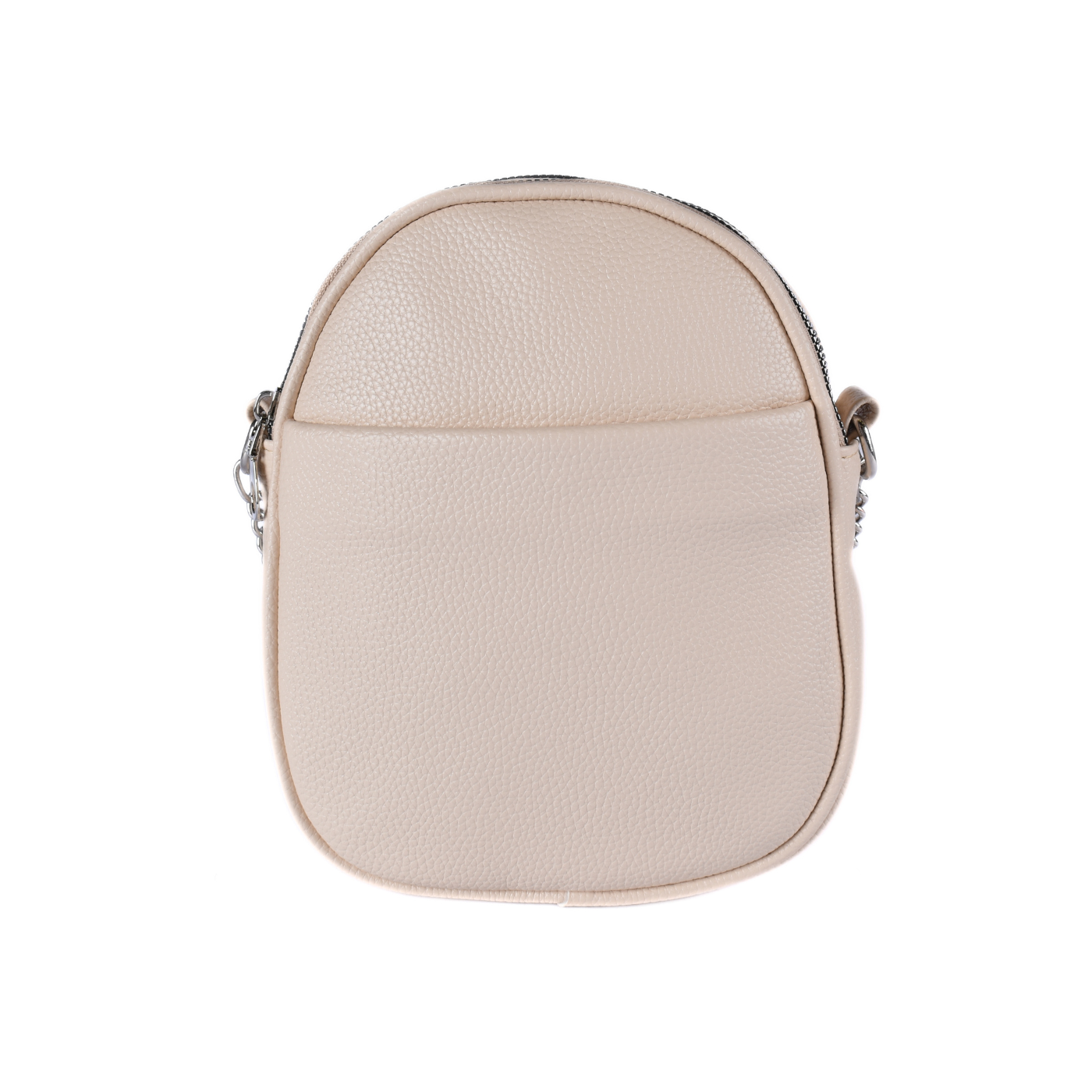 Mini Leather Cross Body Bag Beige Melouk