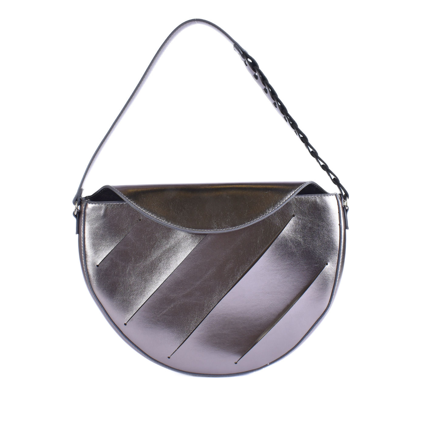 Simple Shoulder Bag Gray b182 Melouk