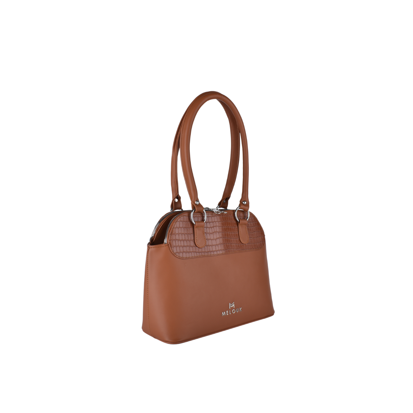 Embossed Leather Shoulder Bag Melouk