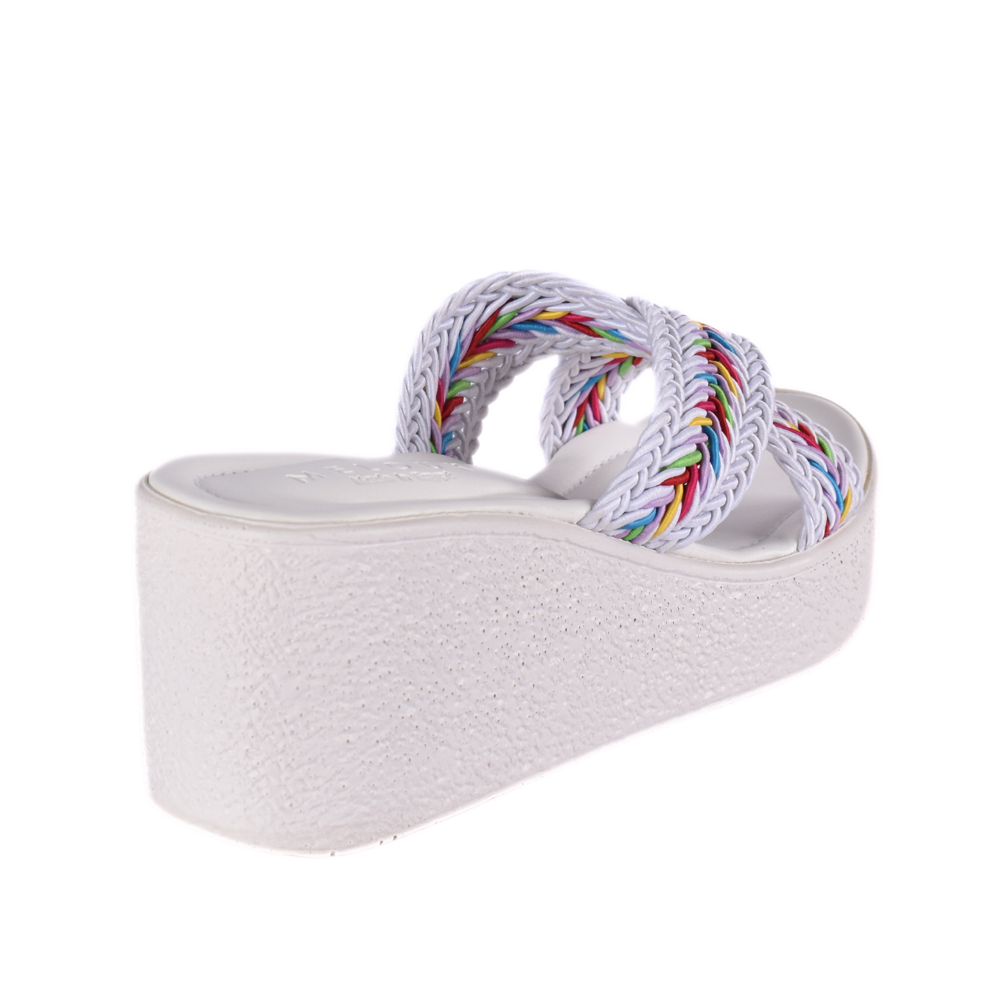 Strap Platform Slipper With Details Melouk