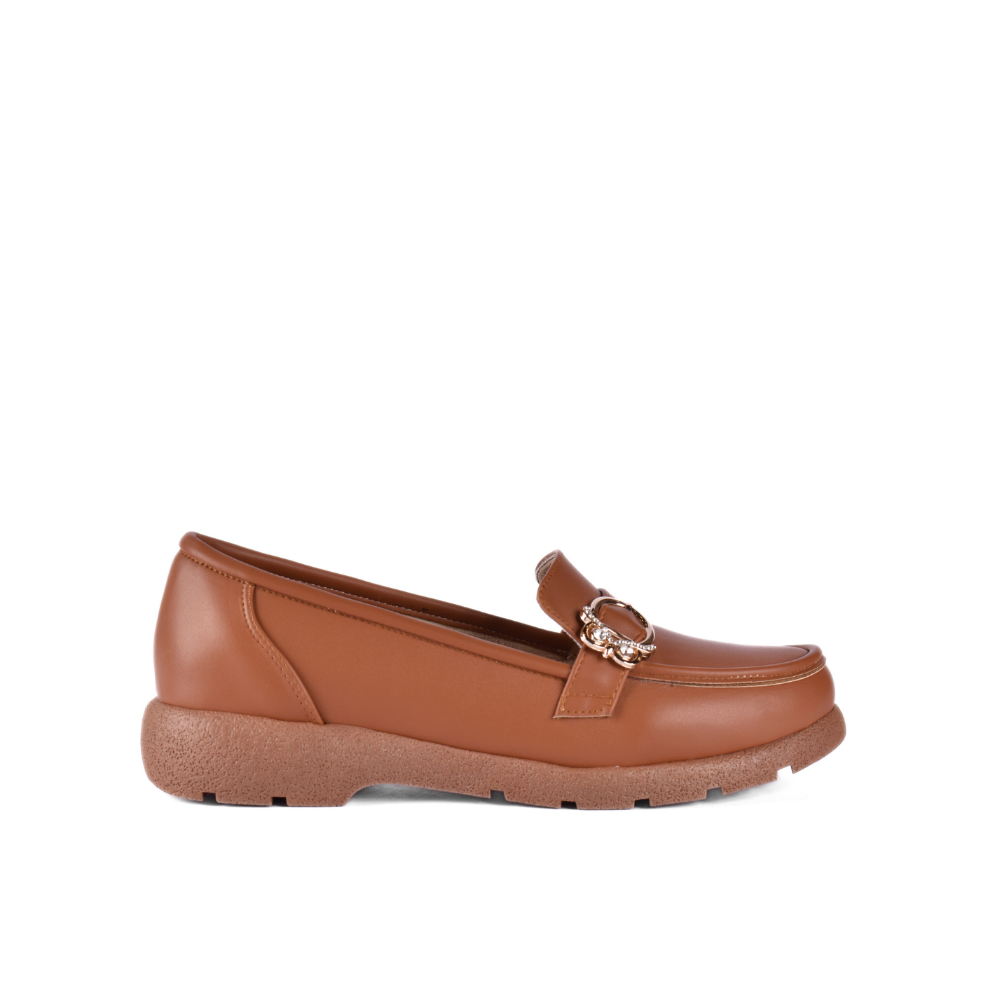 Basic Leather Shoe With Elastic Side Melouk