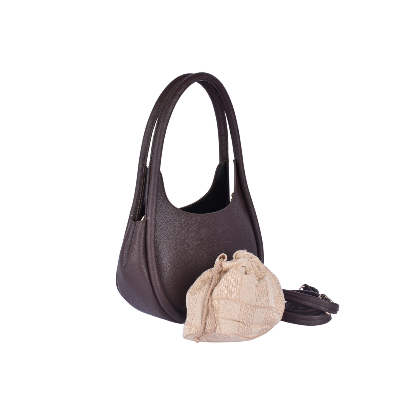 Basic Leather Shoulder Bag Melouk