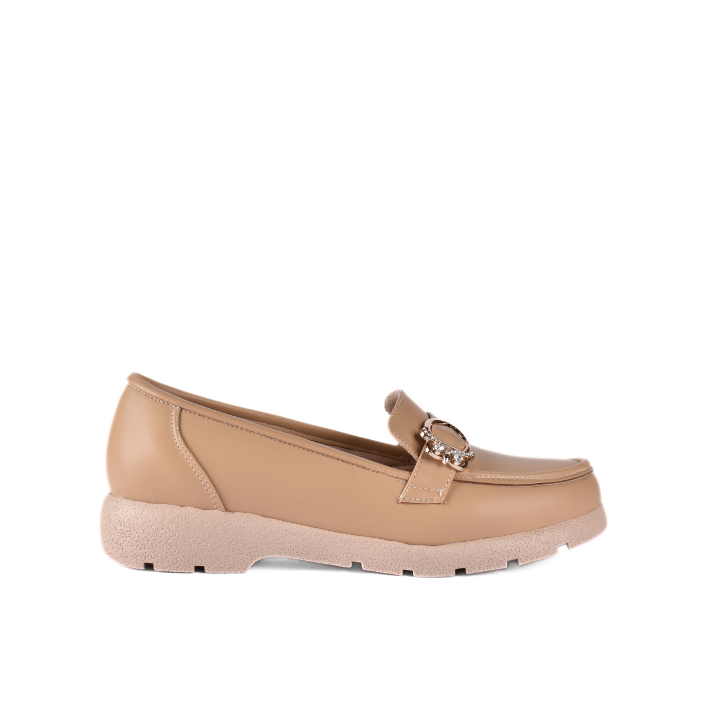 Basic Leather Shoe With Elastic Side Melouk