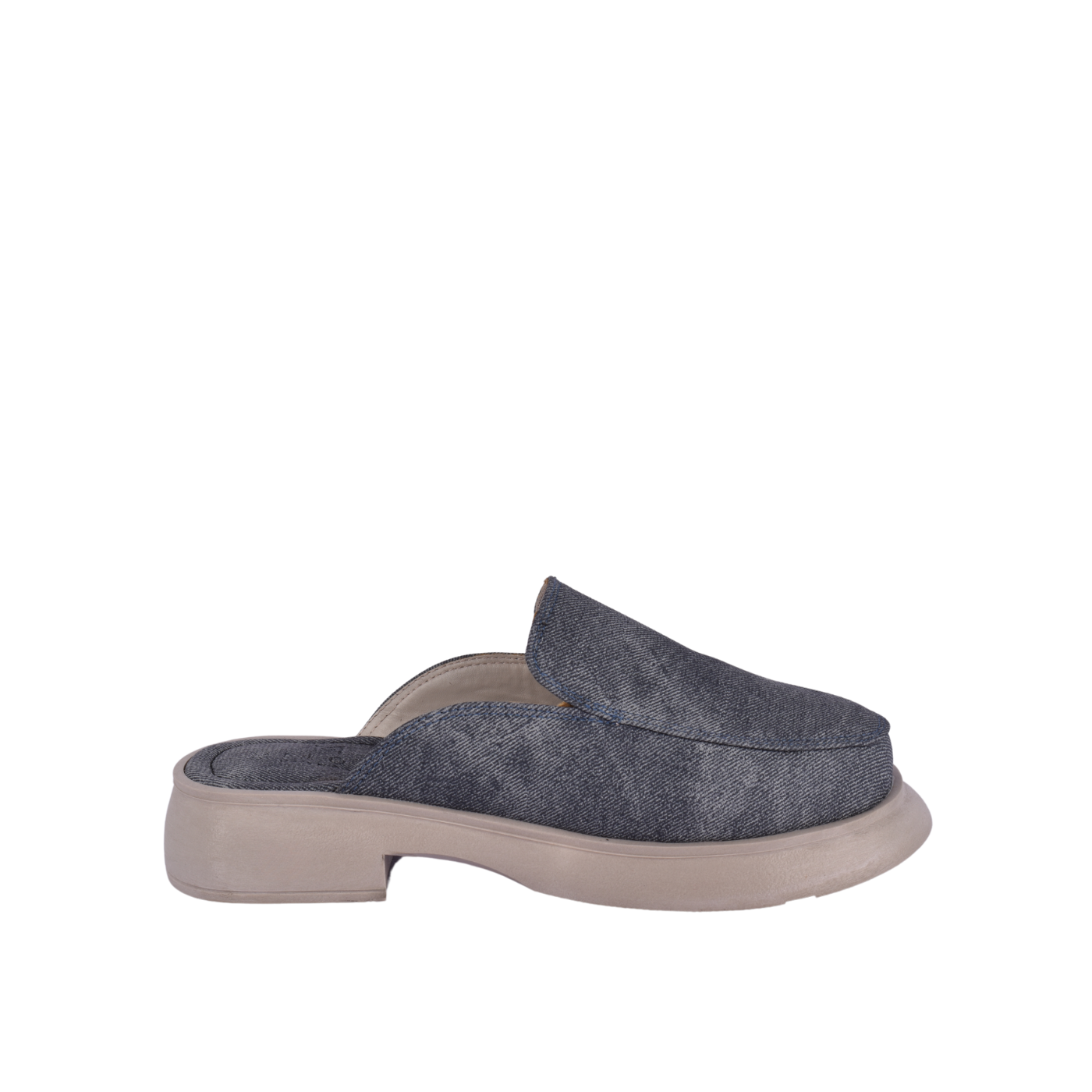 Strap Platform Slipper With Details Black Melouk