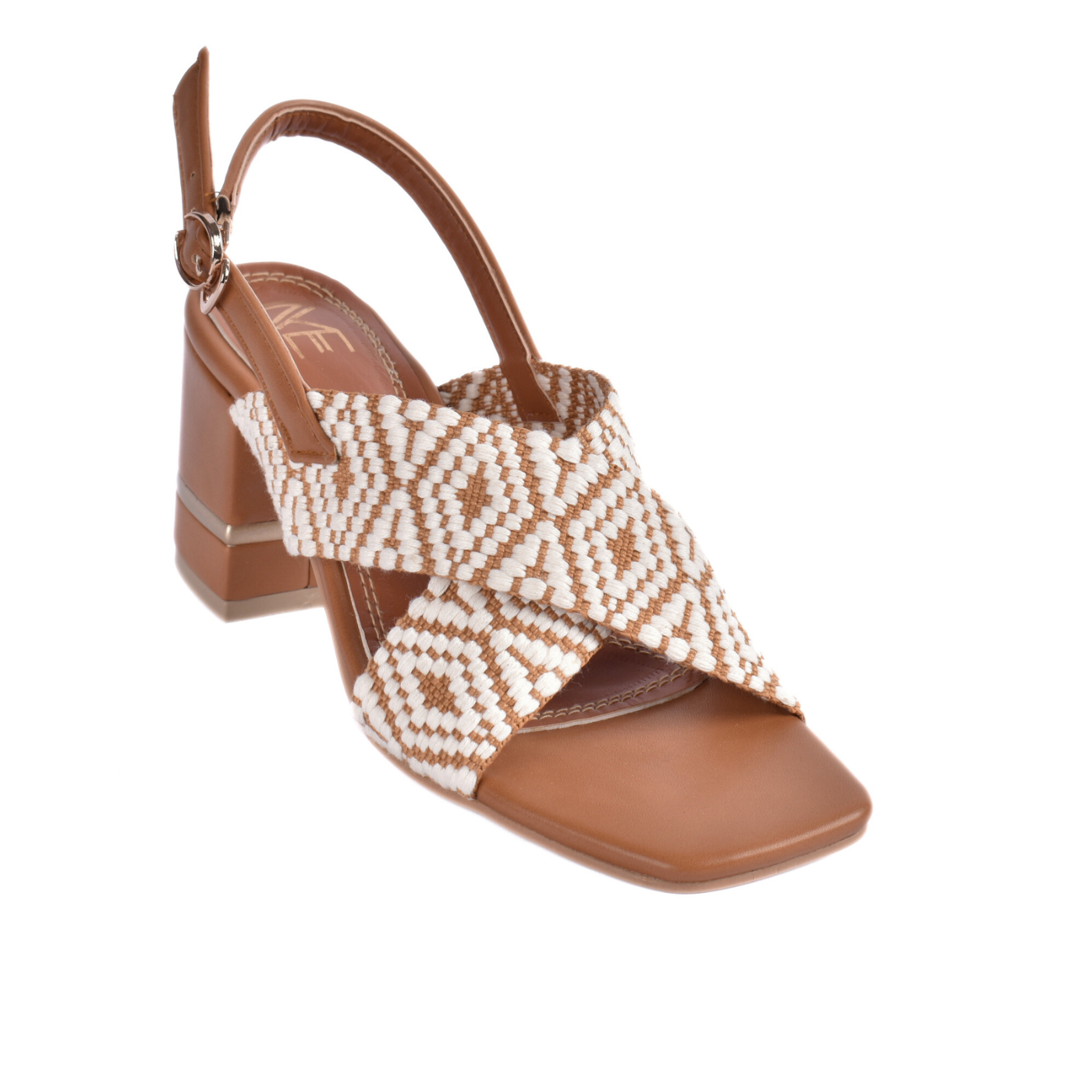 Elegant Cross-Strap Sandal Featuring A Beautifully Embellished Strap Havana Melouk