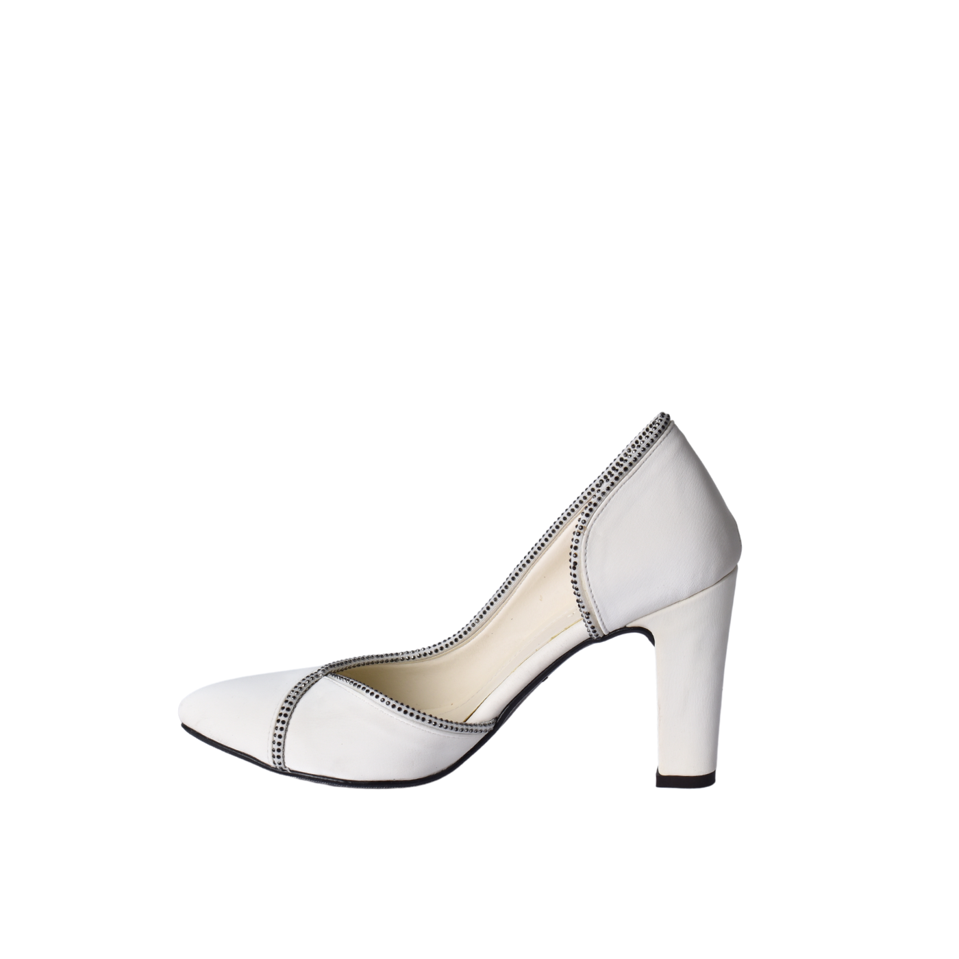 Decorative Pearls Pointed High Heels Pumps Melouk