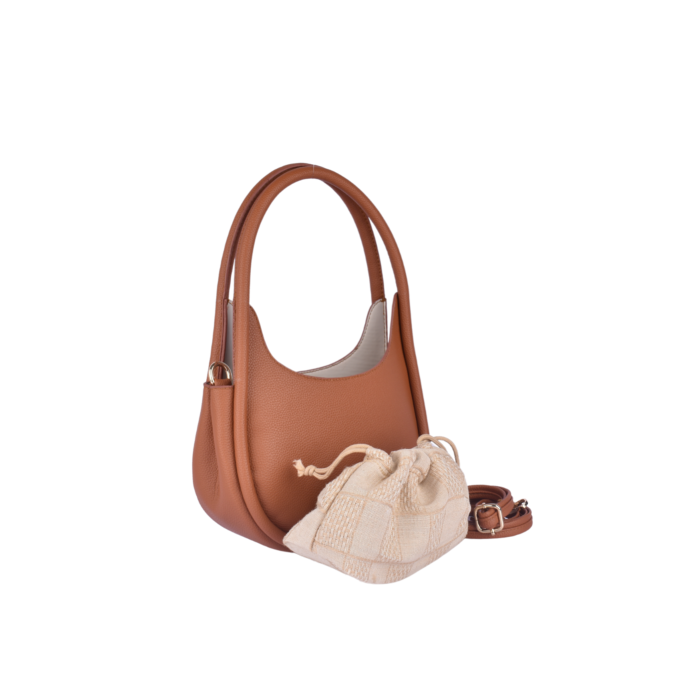 Basic Leather Shoulder Bag Melouk