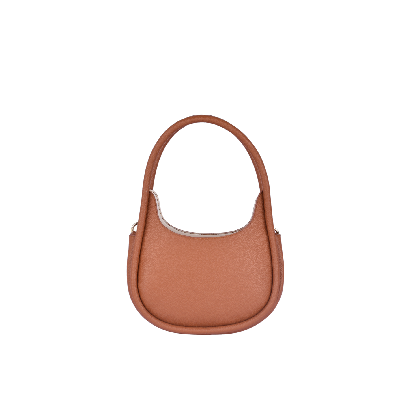 Basic Leather Shoulder Bag havana Melouk