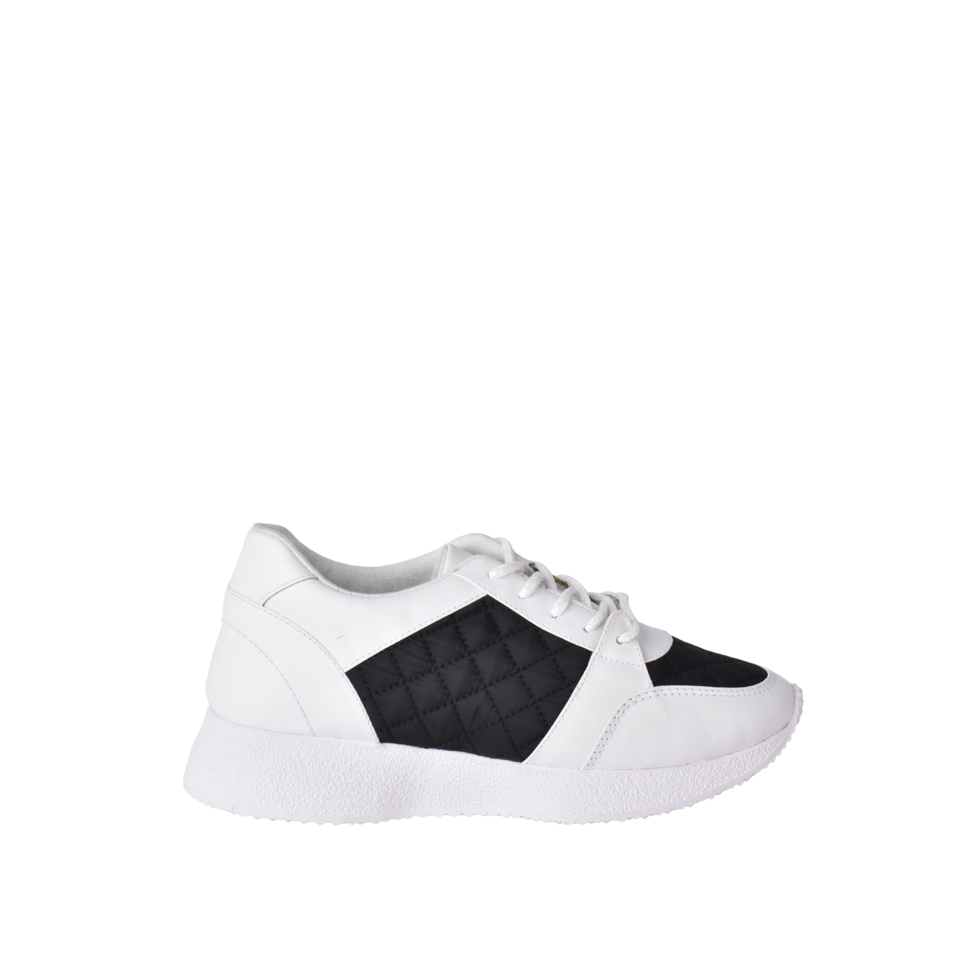 Fashionable Sneaker With Trims Black Melouk