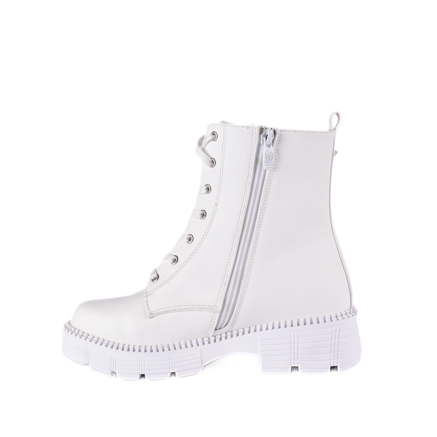 Pointed Heel Leather Ankle Boots With Details Melouk