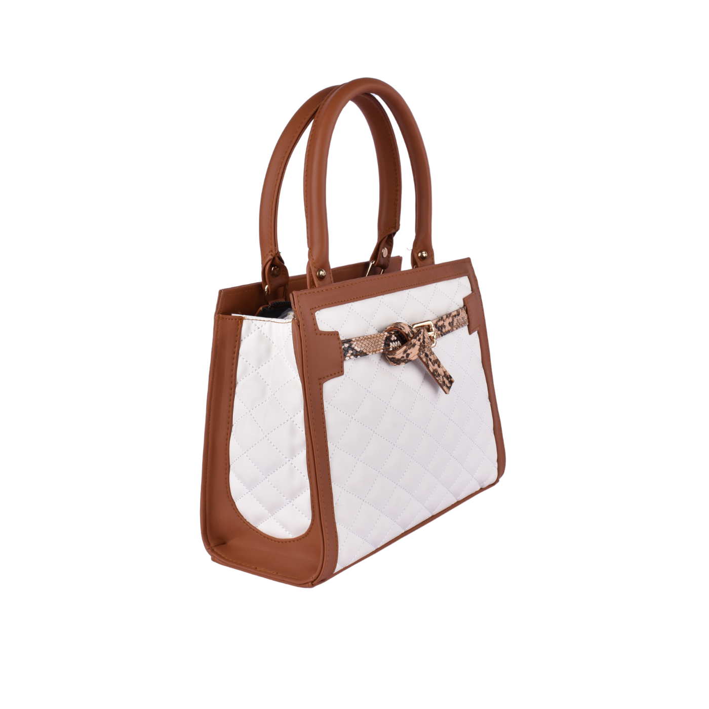 Embossed Leather Handbag Melouk