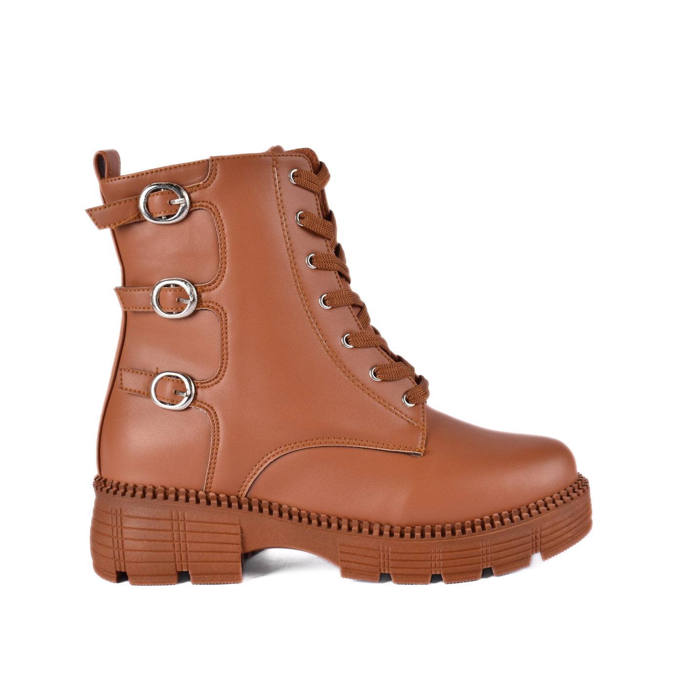 Pointed Heel Leather Ankle Boots With Details Melouk