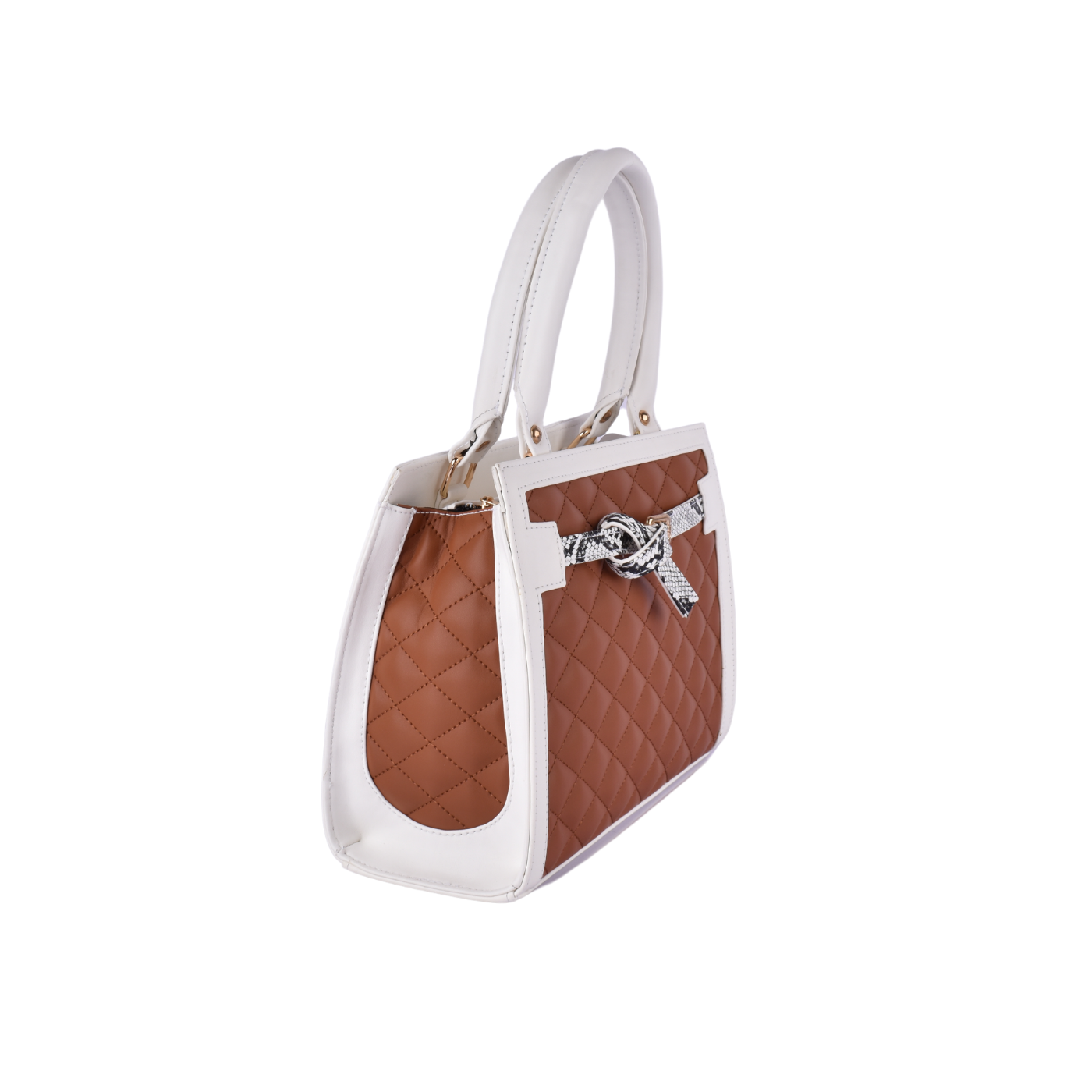 Embossed Leather Handbag Melouk