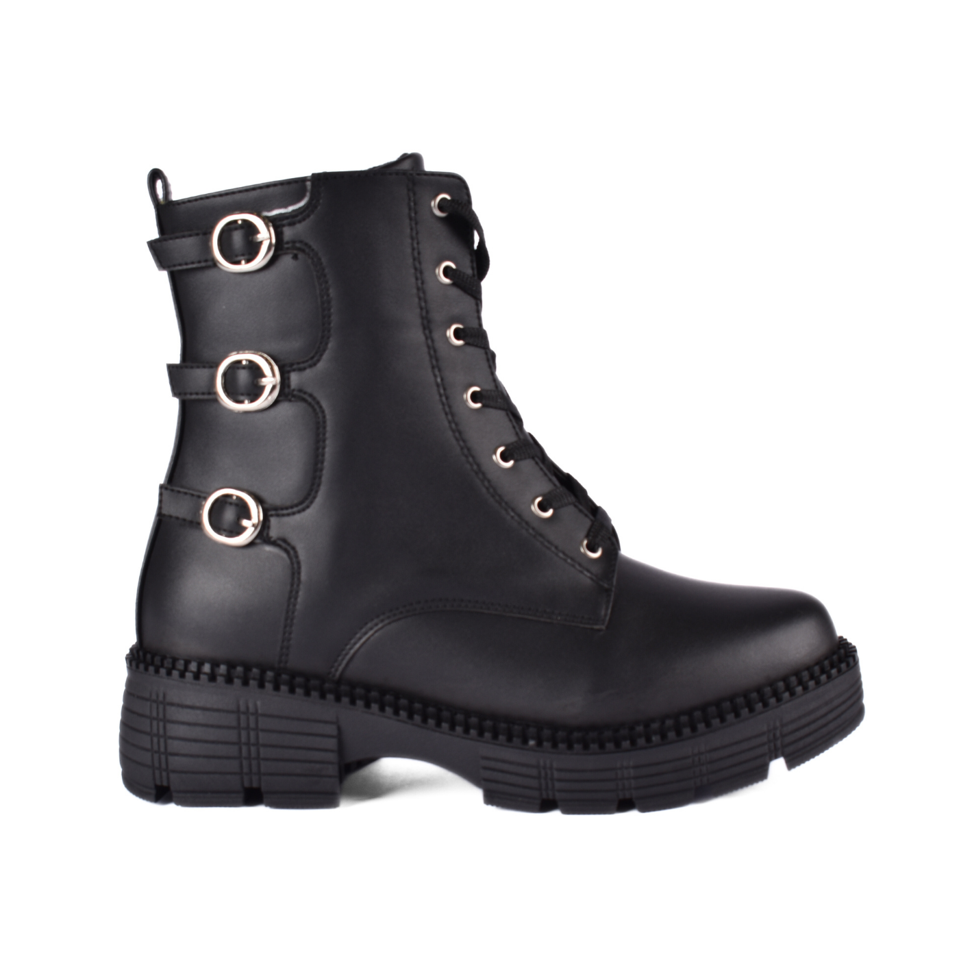 Pointed Heel Leather Ankle Boots With Details Melouk