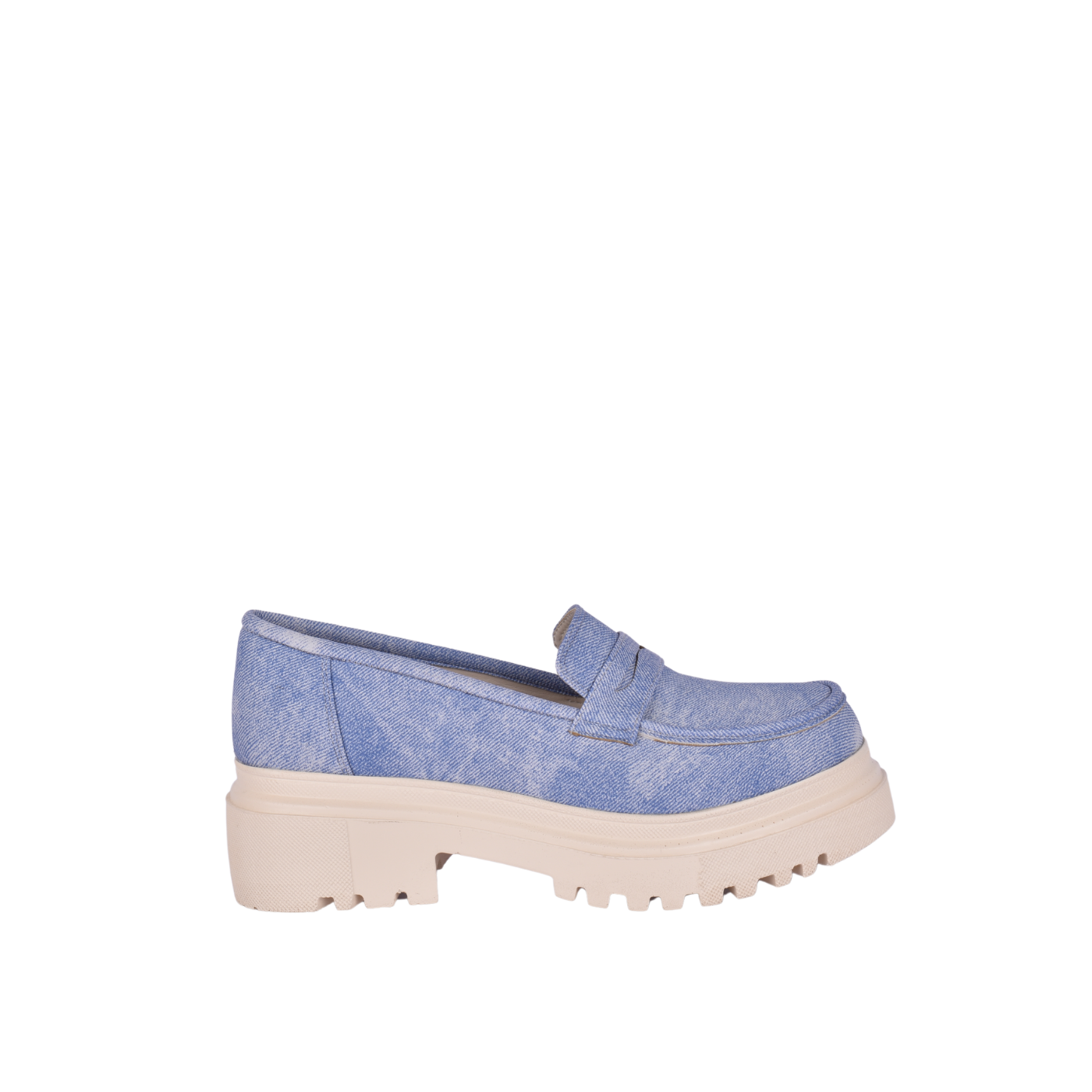 Everyday Leather Slip On Shoe Light Blue Melouk