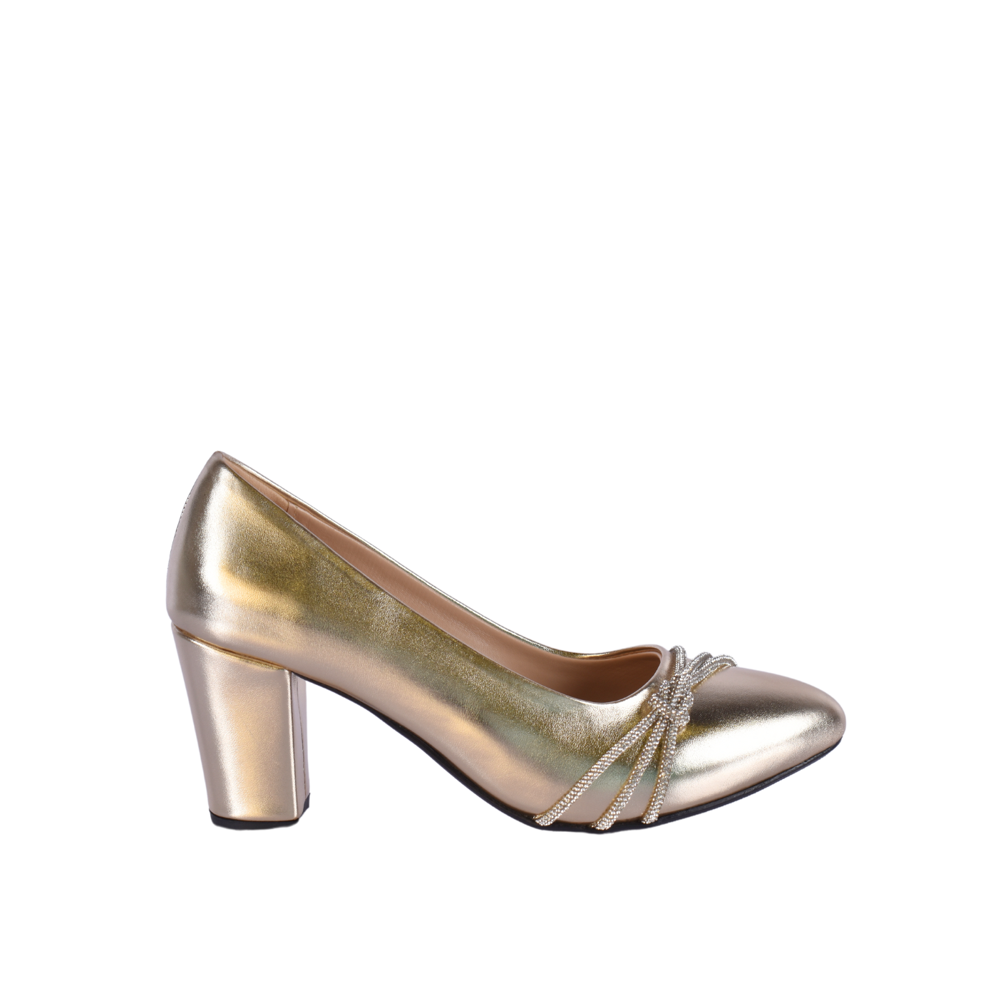 Strass High Heels Pumps Gold Melouk