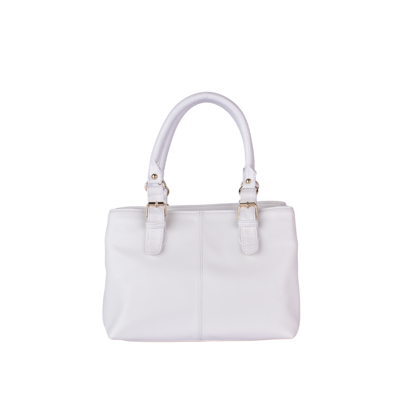 Leather Bag With Shoulder Bag White Melouk