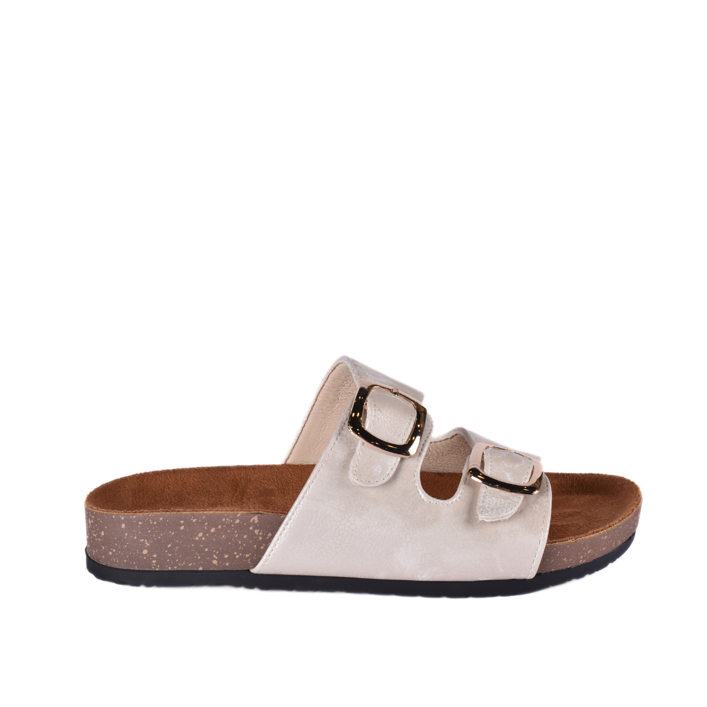 Strap Platform Slipper With Details Melouk
