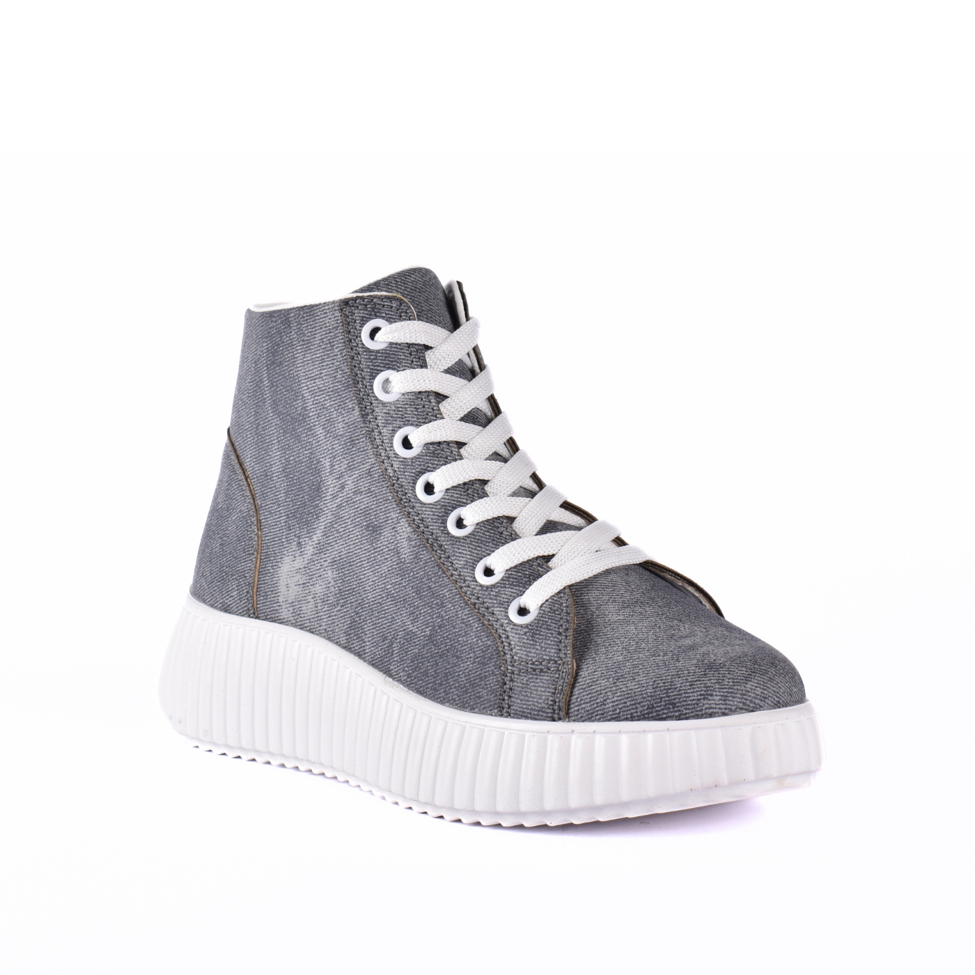 Everyday Denim Ankle Sneakers Black Melouk
