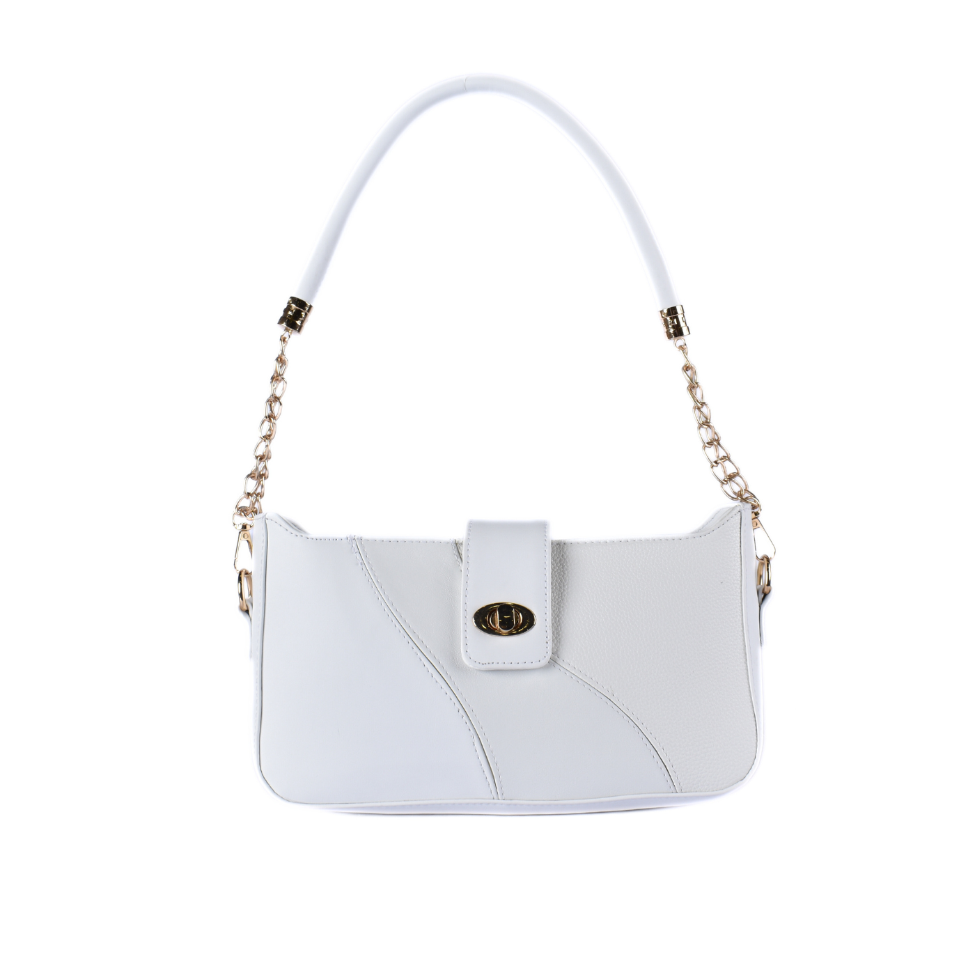 Simple Shoulder Bag White b160 Melouk
