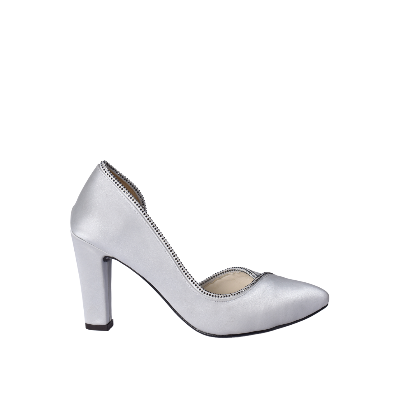 Decorative Pearls Pointed High Heels Pumps Melouk