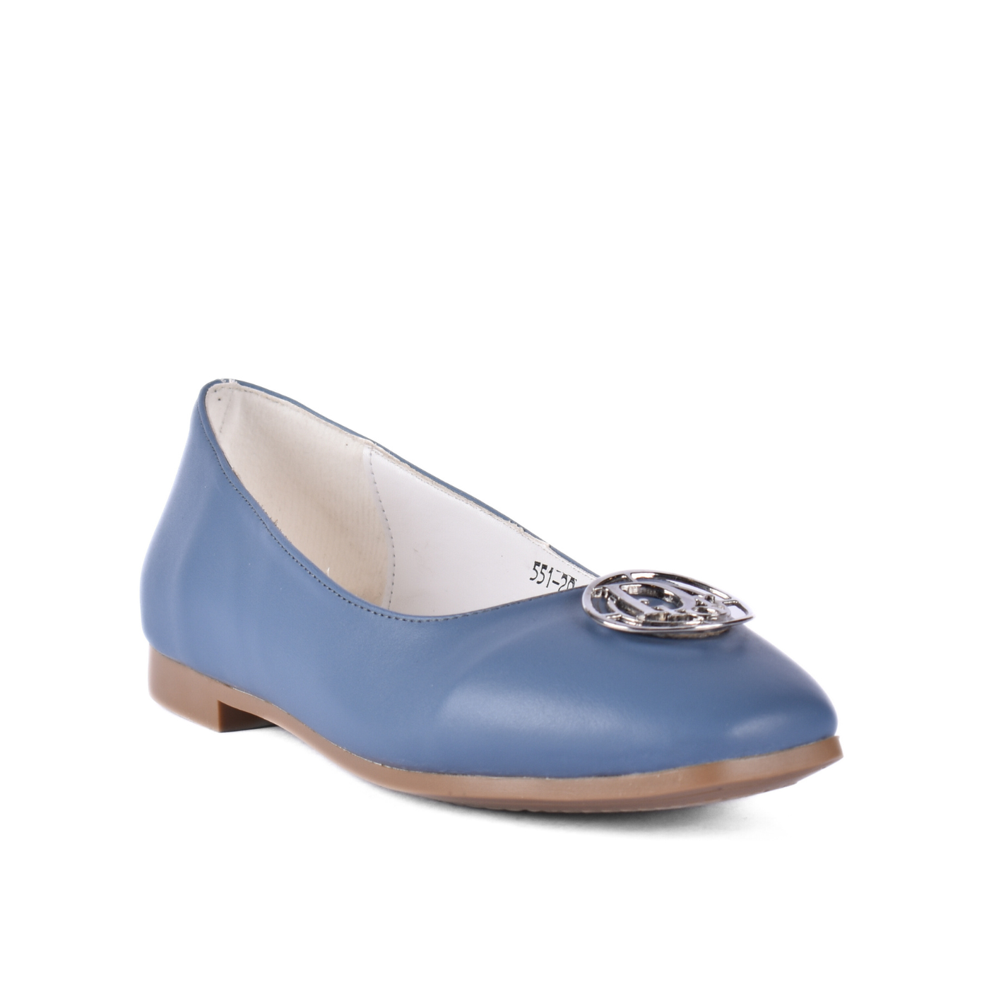 Everyday Leather Slip On Shoe Light Blue Melouk