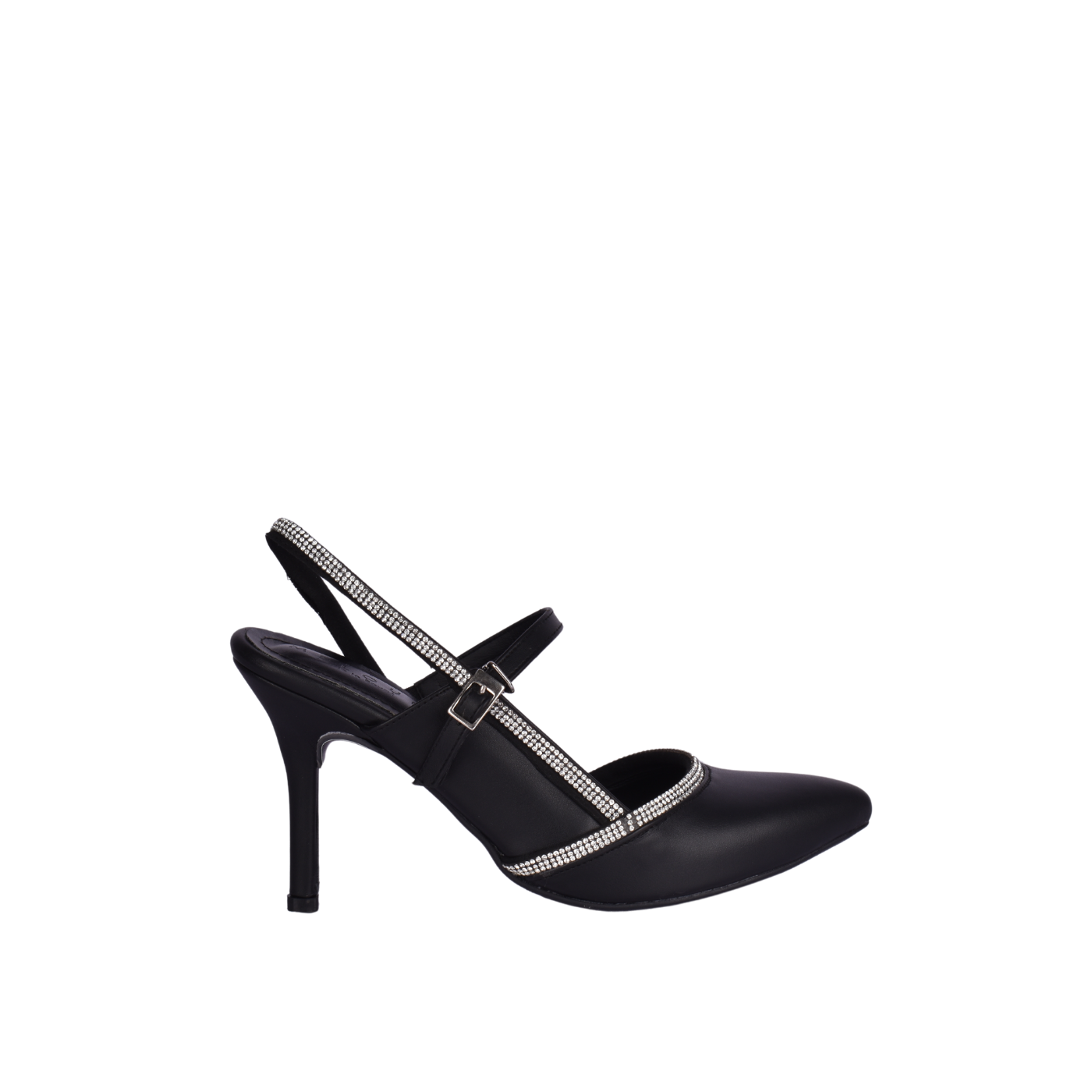 Strass High Heels Pumps Black Melouk