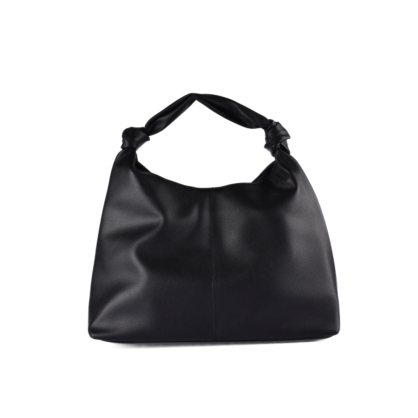 Simple Large Shoulder Bag black b185 Melouk