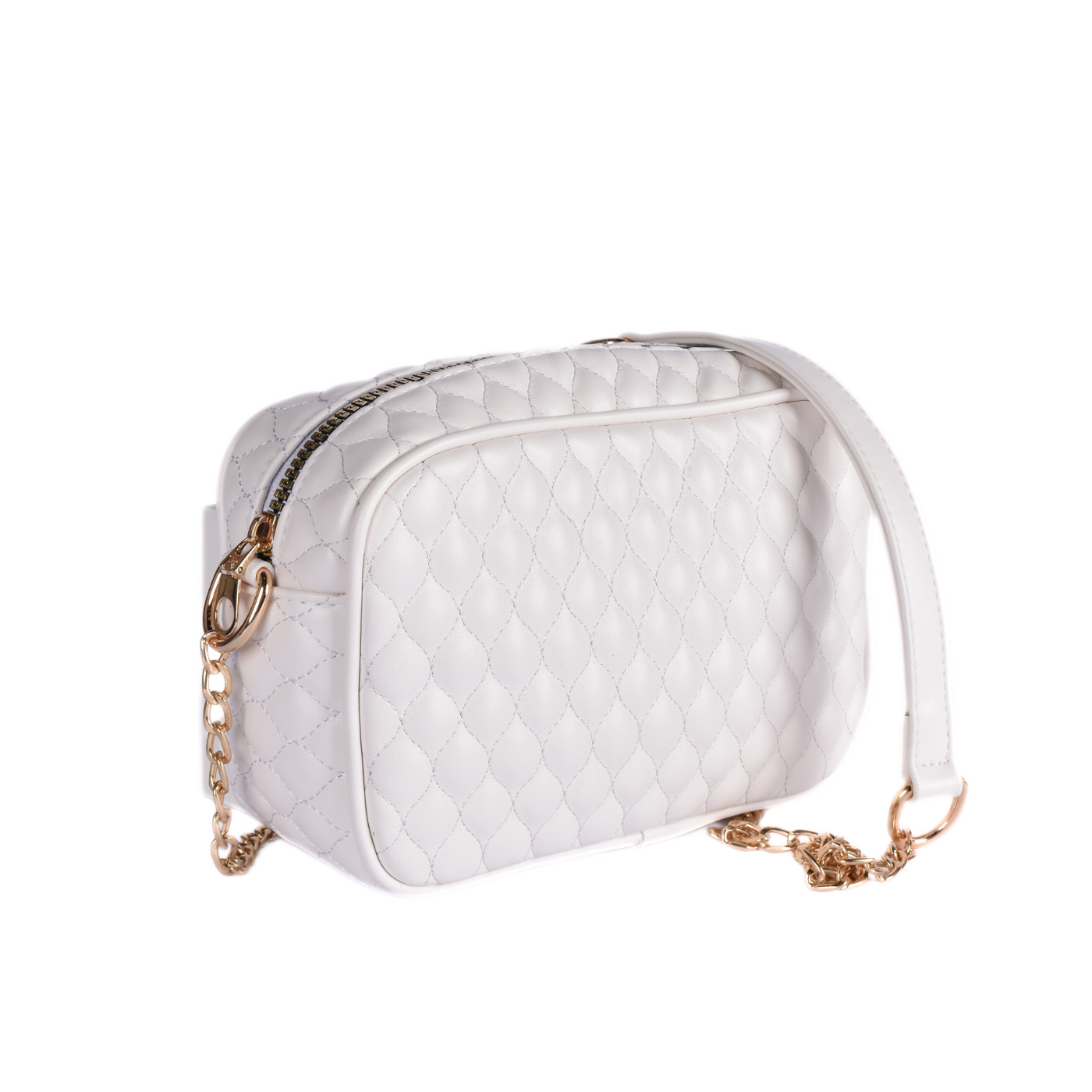 Trendy Quilted Faux Leather Crossbody Bag Melouk