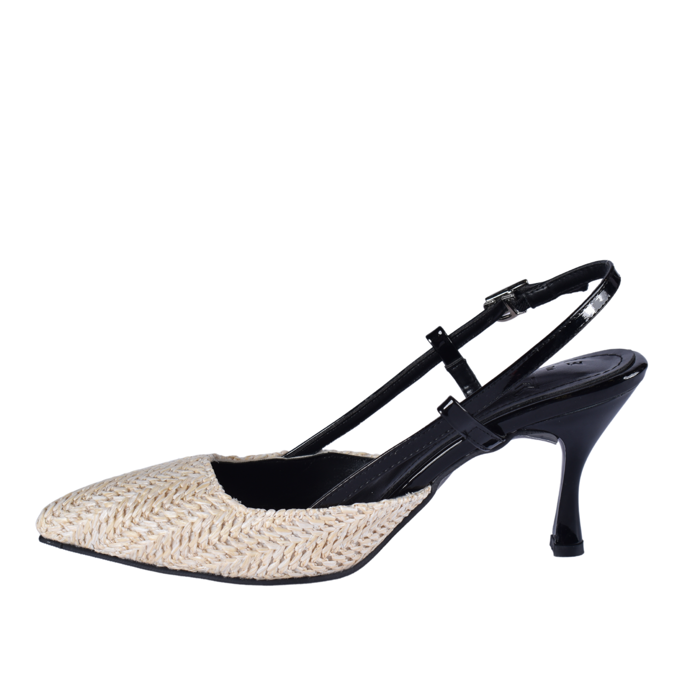 Intercciato Semi Squared Heeled Sandal Melouk