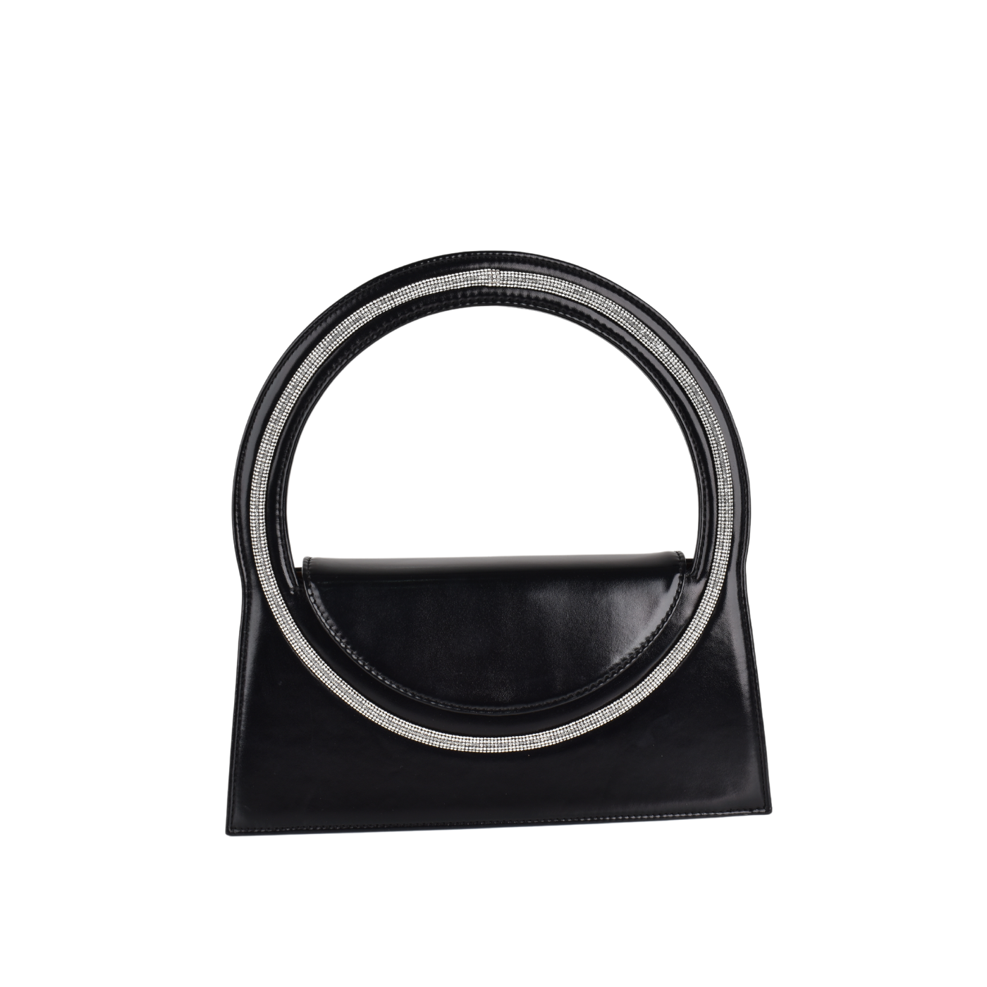 Quilted soiree Bag With Studs Black Melouk