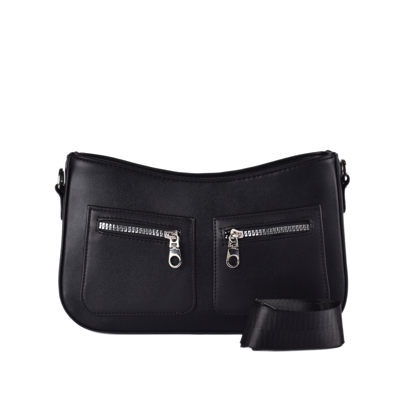 Simple Crossbody Bag Black Melouk