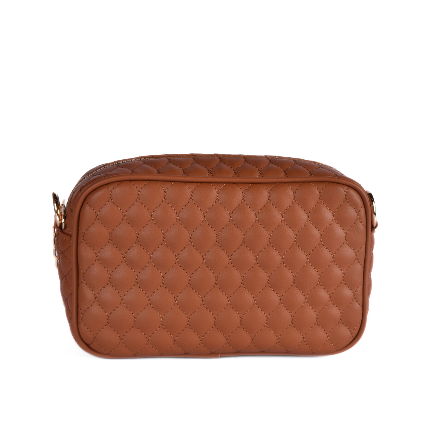 Trendy Quilted Faux Leather Crossbody Bag Havana Melouk
