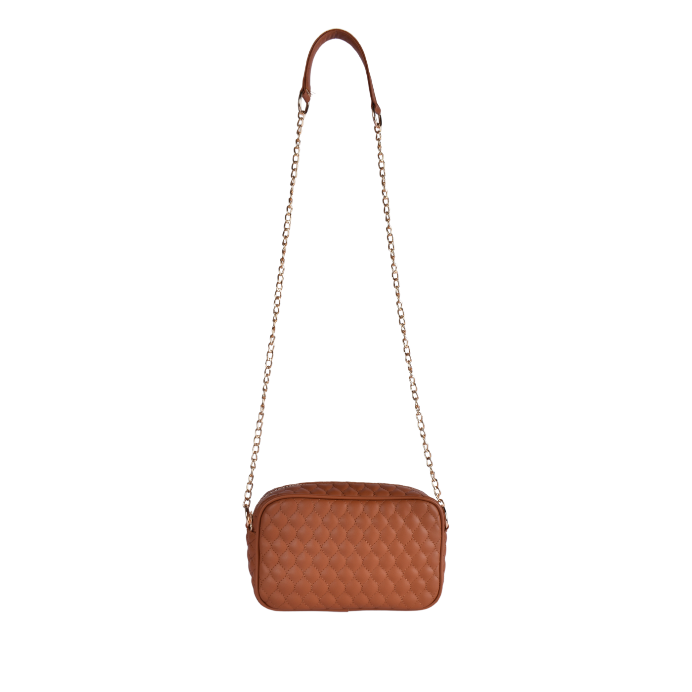 Trendy Quilted Faux Leather Crossbody Bag Melouk