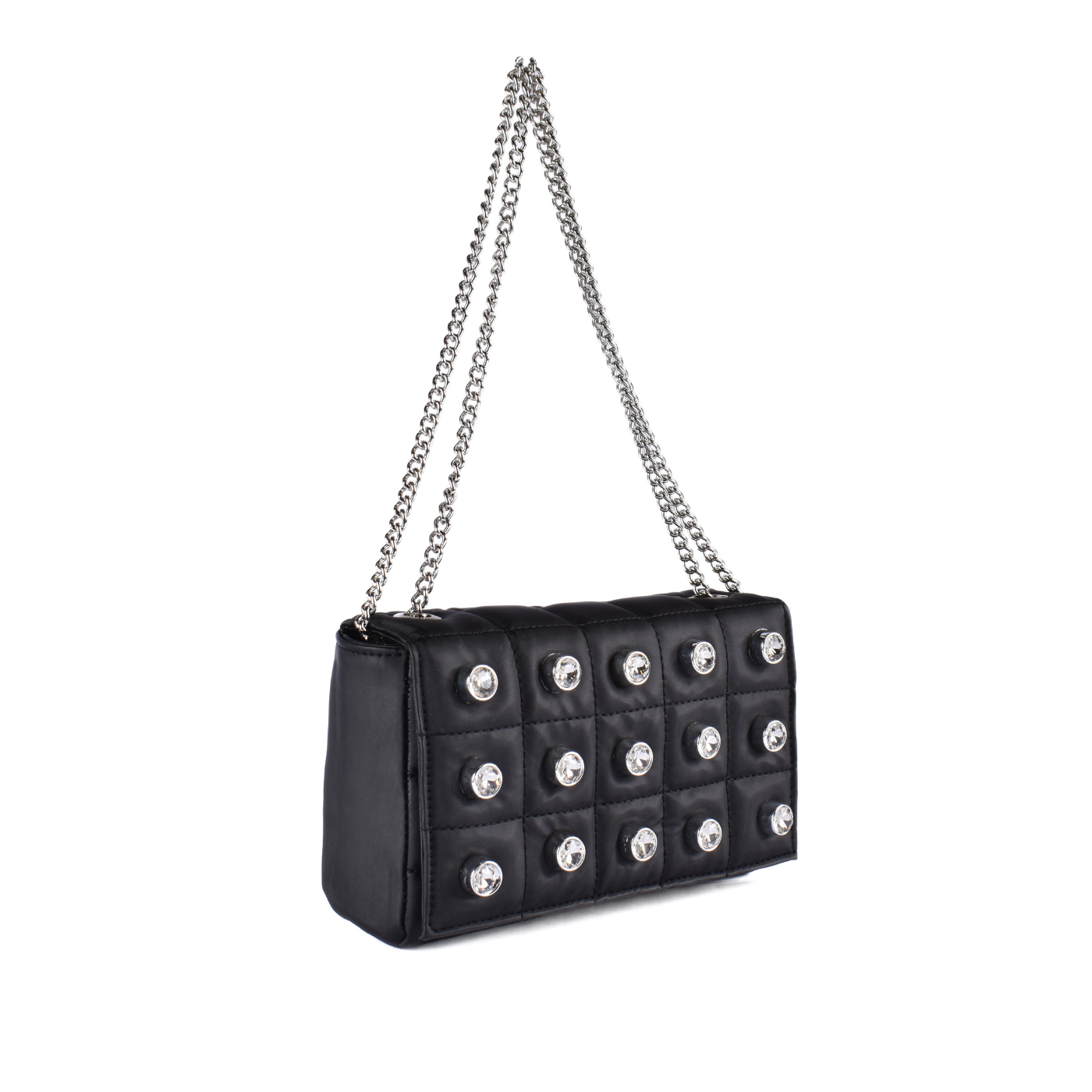 Quilted Shoulder Bag With Studs Melouk