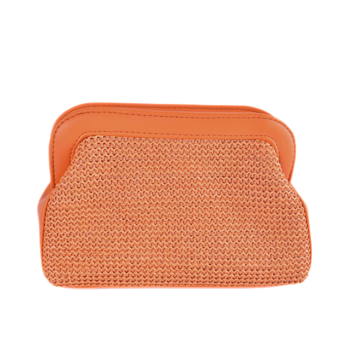 Chic Textured Clutch Orange Melouk