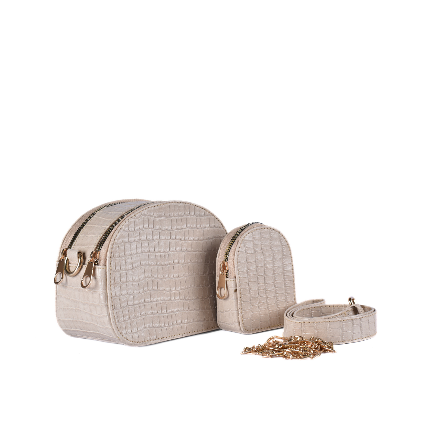 Waist & Cross Body Bag beige b30974n Melouk