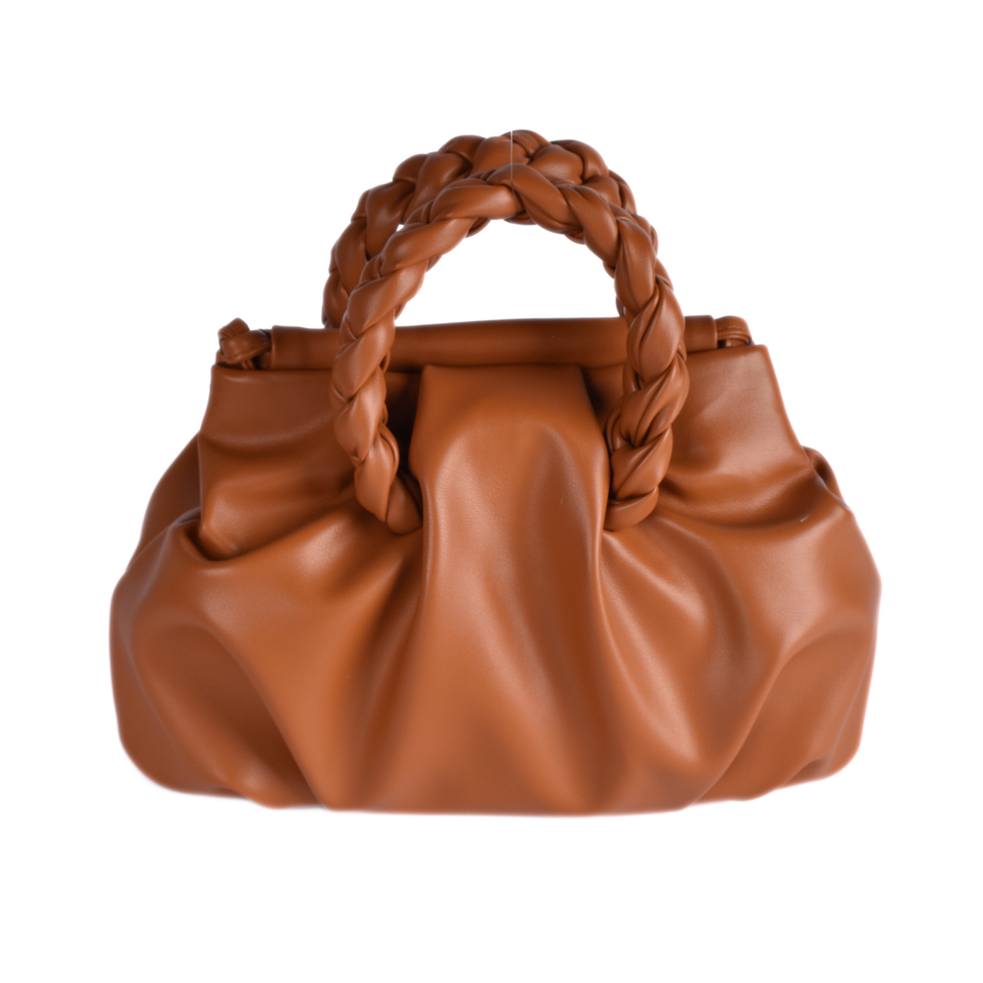 Stylish Crossbody Bag Featuring with Braided Strap havana Melouk