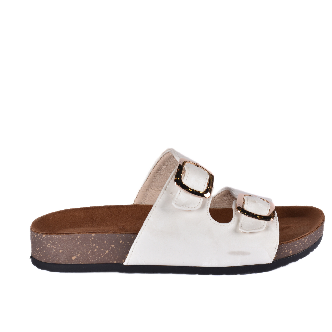 Strap Platform Slipper With Details Melouk
