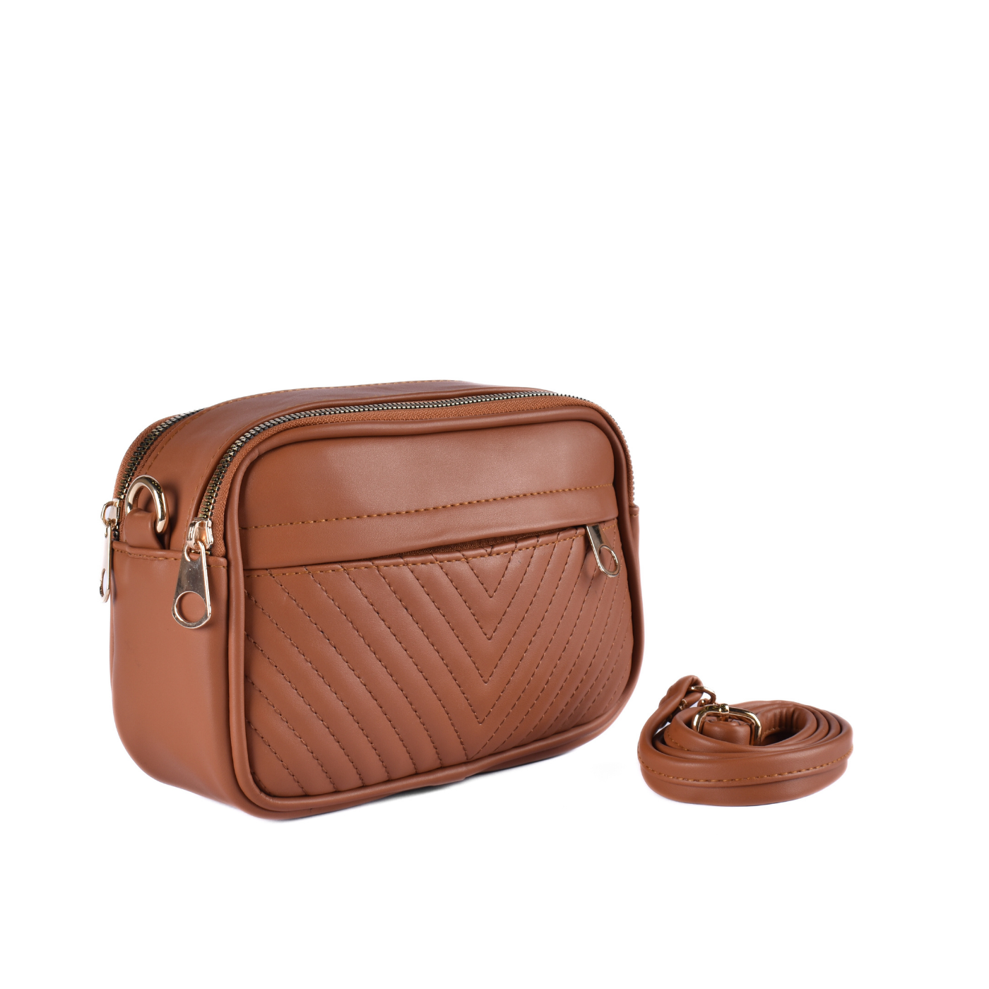 Simple Leather Cross Body Bag Melouk