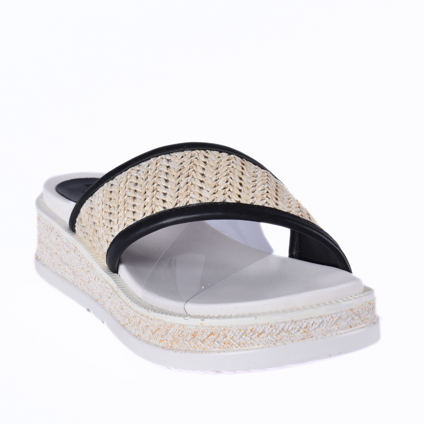 Transparent Slipper With Details Black Melouk