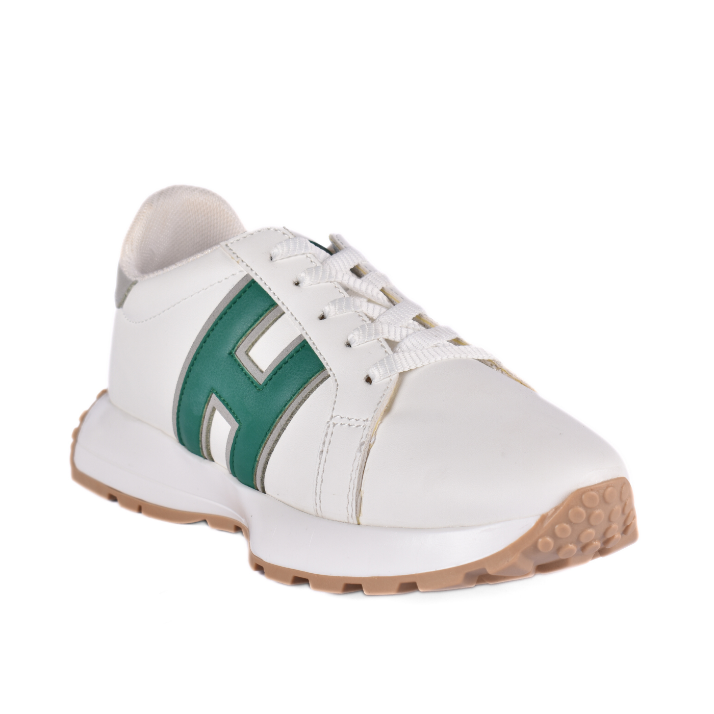 Stitched Details Comfy Sneakers Green Melouk
