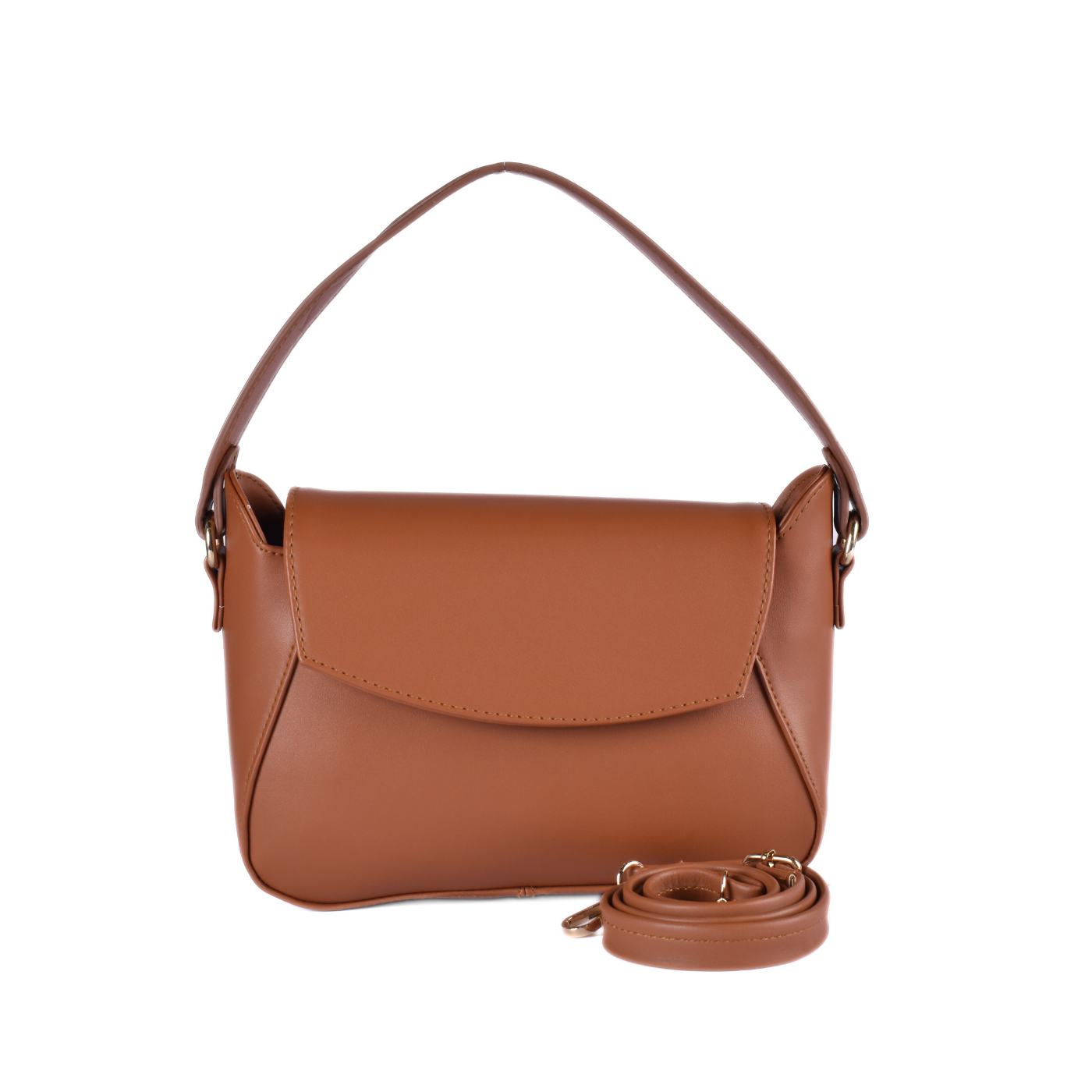 Leather Cross Body Bag Black Melouk