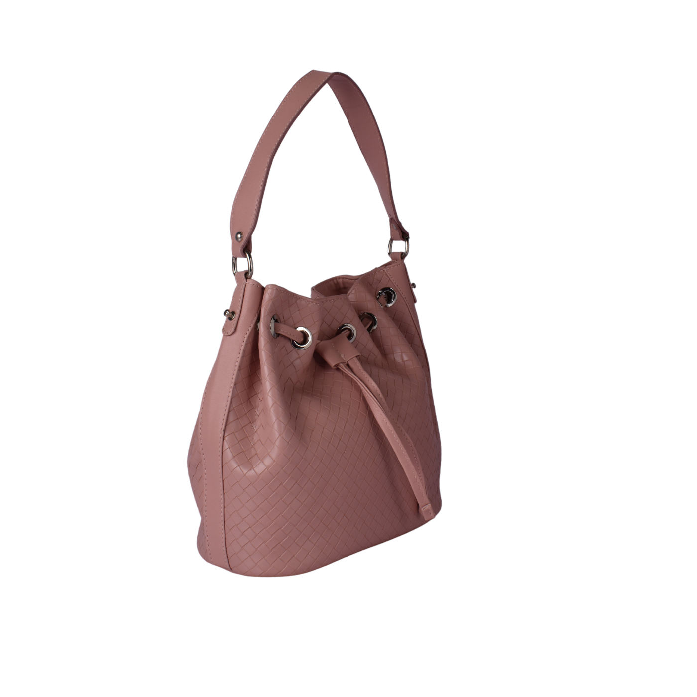 Shoulder Bag With Details Pink Melouk