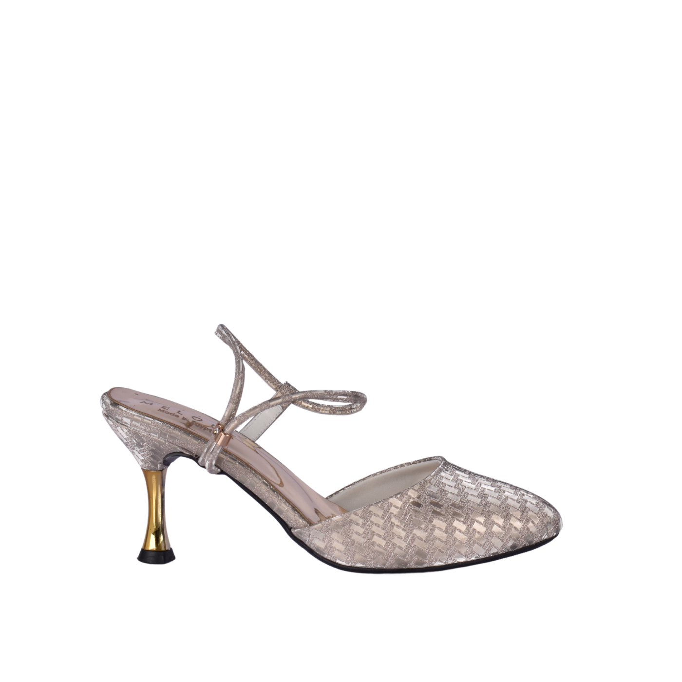 Strass High Heels Pumps Gold Melouk